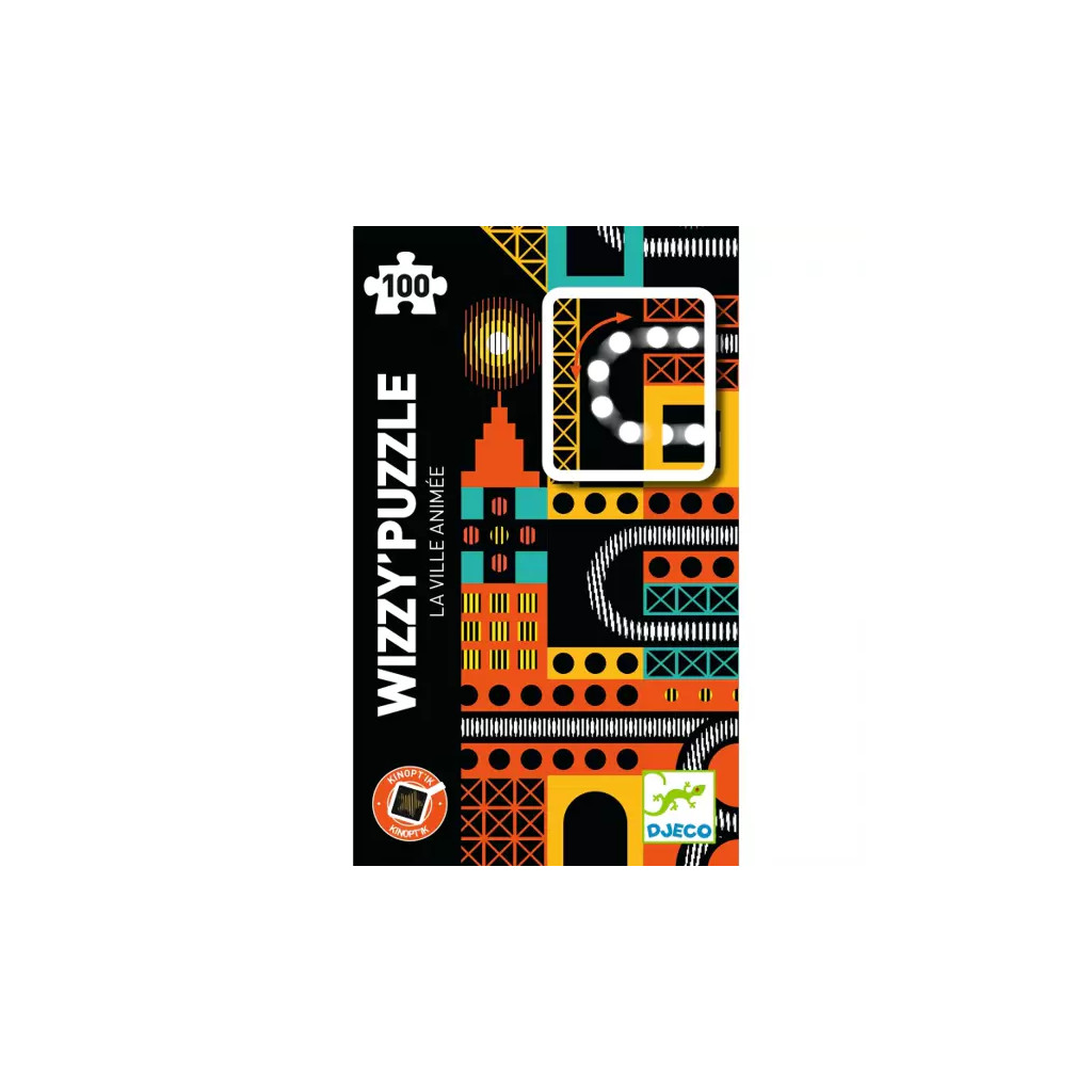 Wizzy Puzzle - La Ville Animée - 100 Pièces