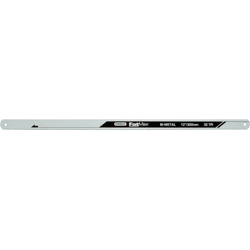 Lame de scie à métaux bi-métal Stanley Fatmax, 12 dents/cm - Lot de 2