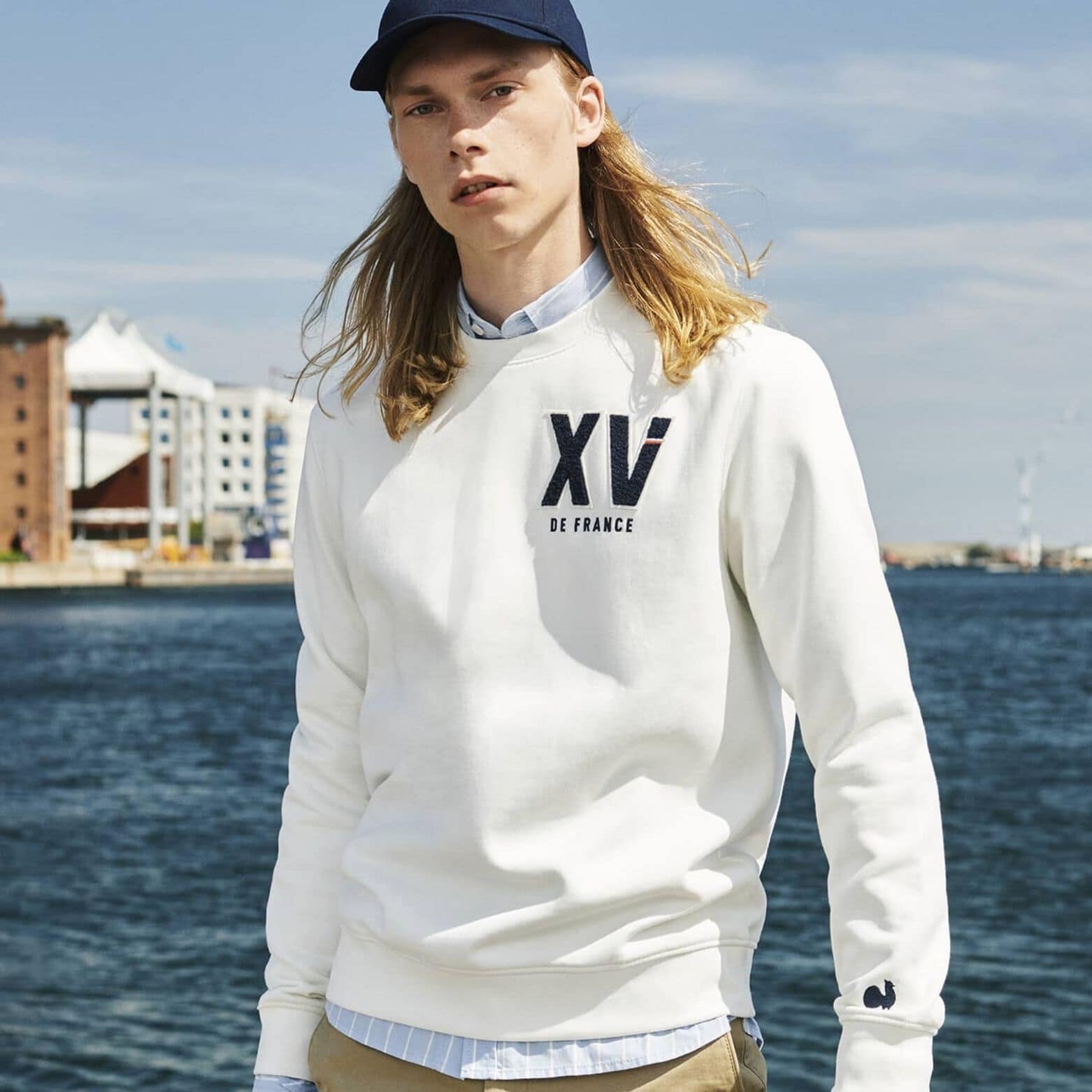 Sweat licence France rugby Blanc