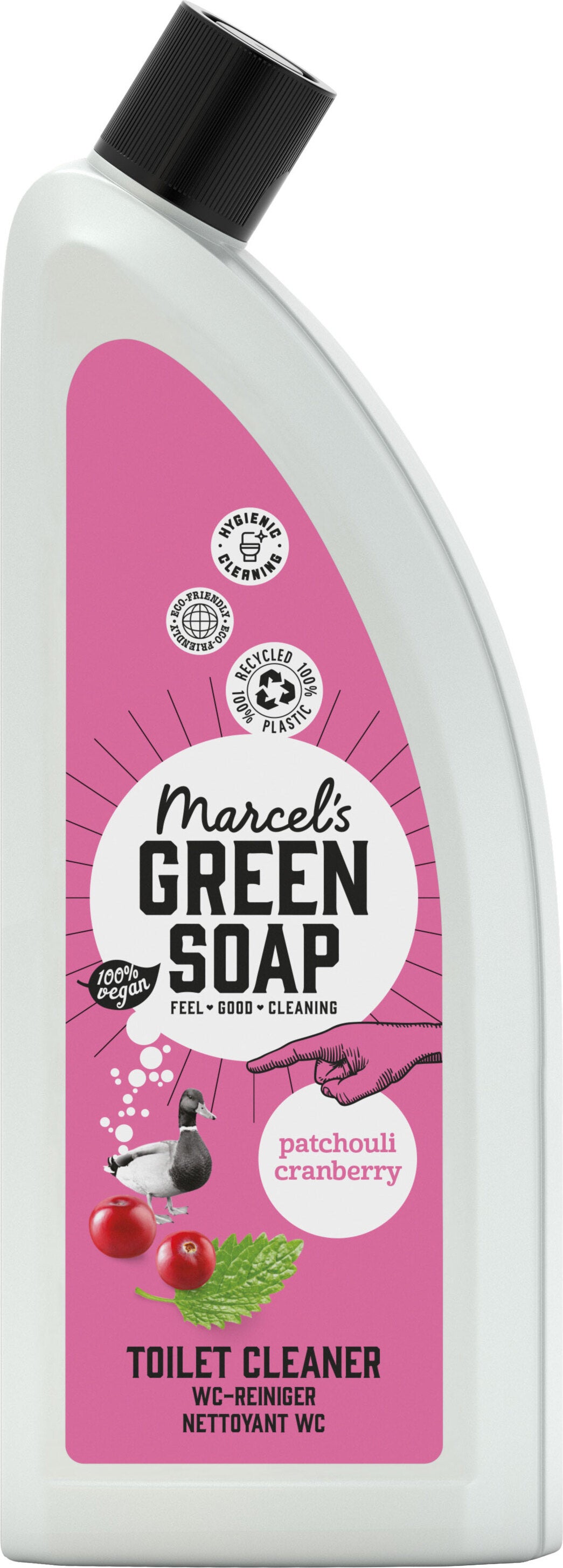Marcel's Green Soap toiletreiniger Patchouli en Cranberry 750 ml