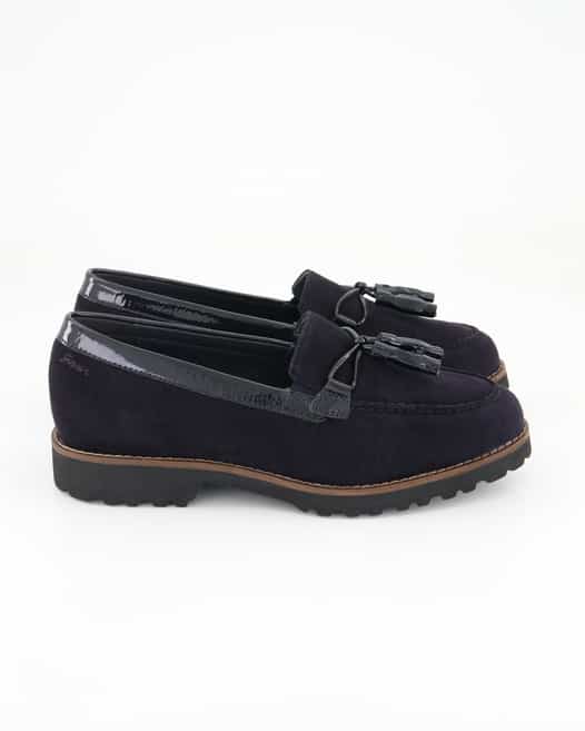 Sioux Meredith-730-H Slipper in Blau