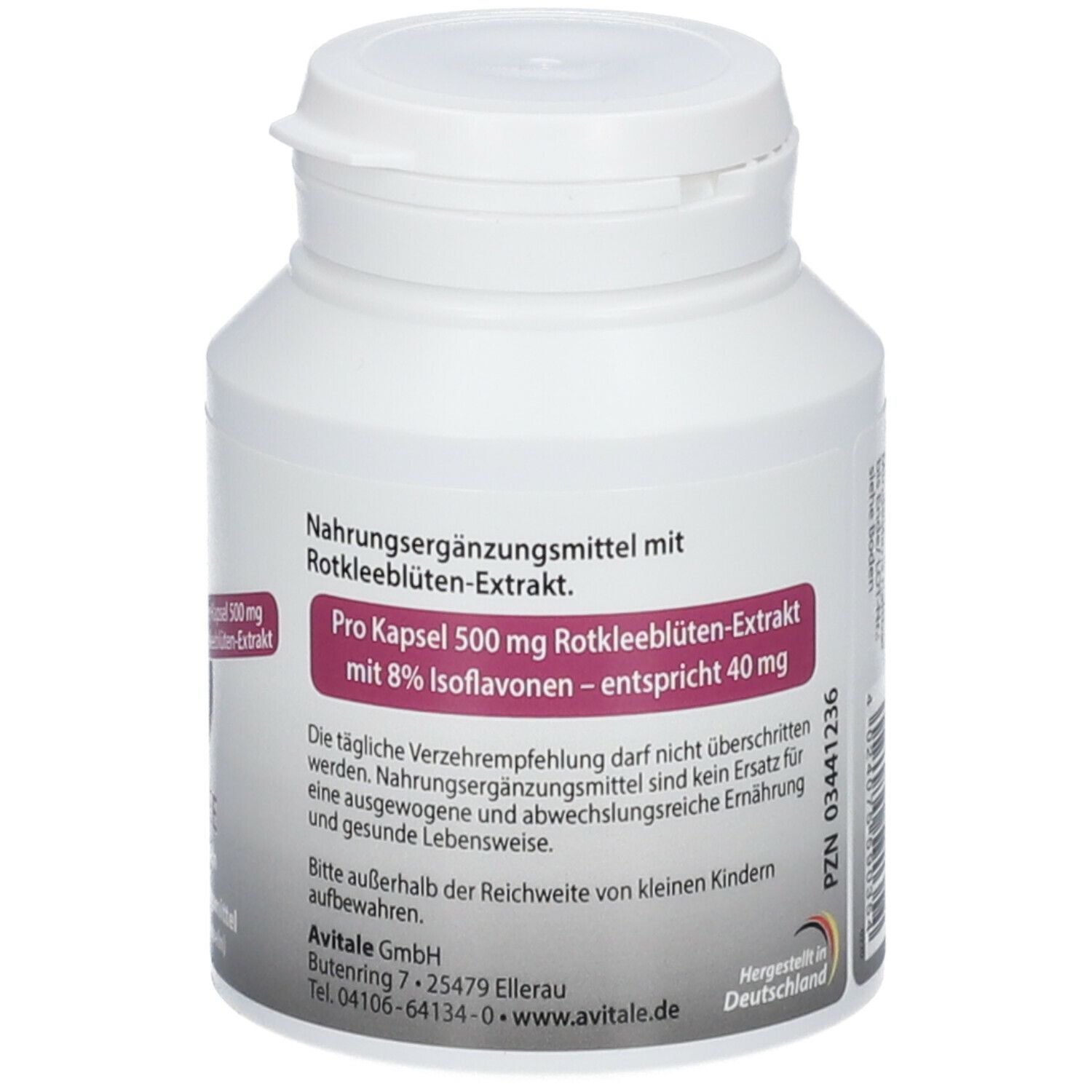 Avitale Rotklee 500mg