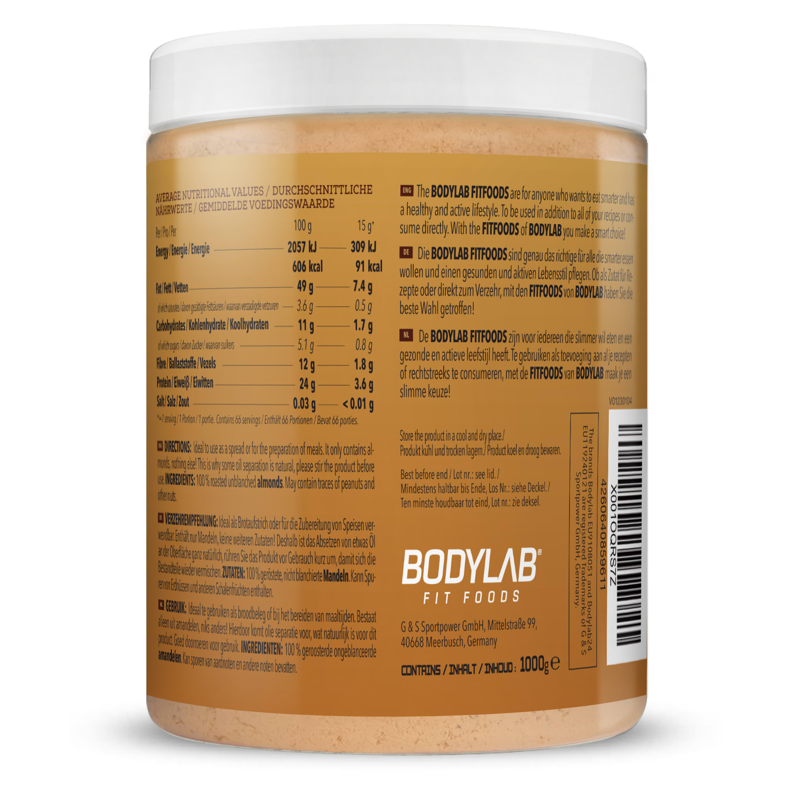 Almond Butter smooth (1000g)