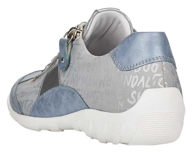 Remonte Schnürschuh  mit feinem Metallic-Schimmer, Freizeitschuh, Halbschuh, Schnürschuh