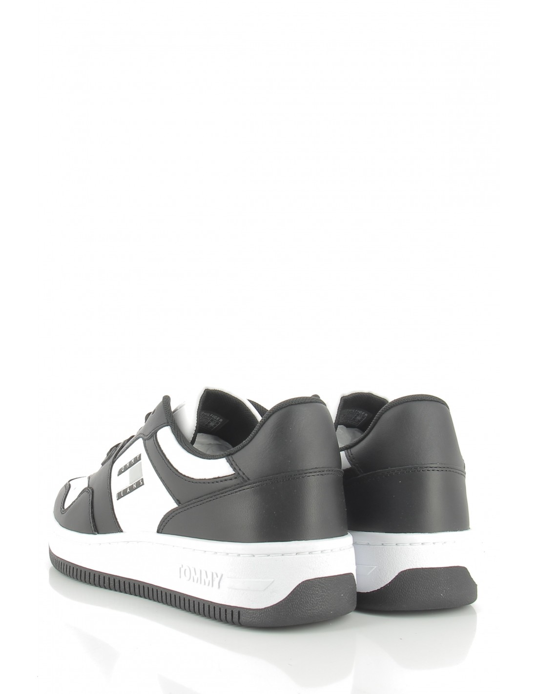 tommy hilfiger Baskets de ville homme tommy jeans basket noir/blanc