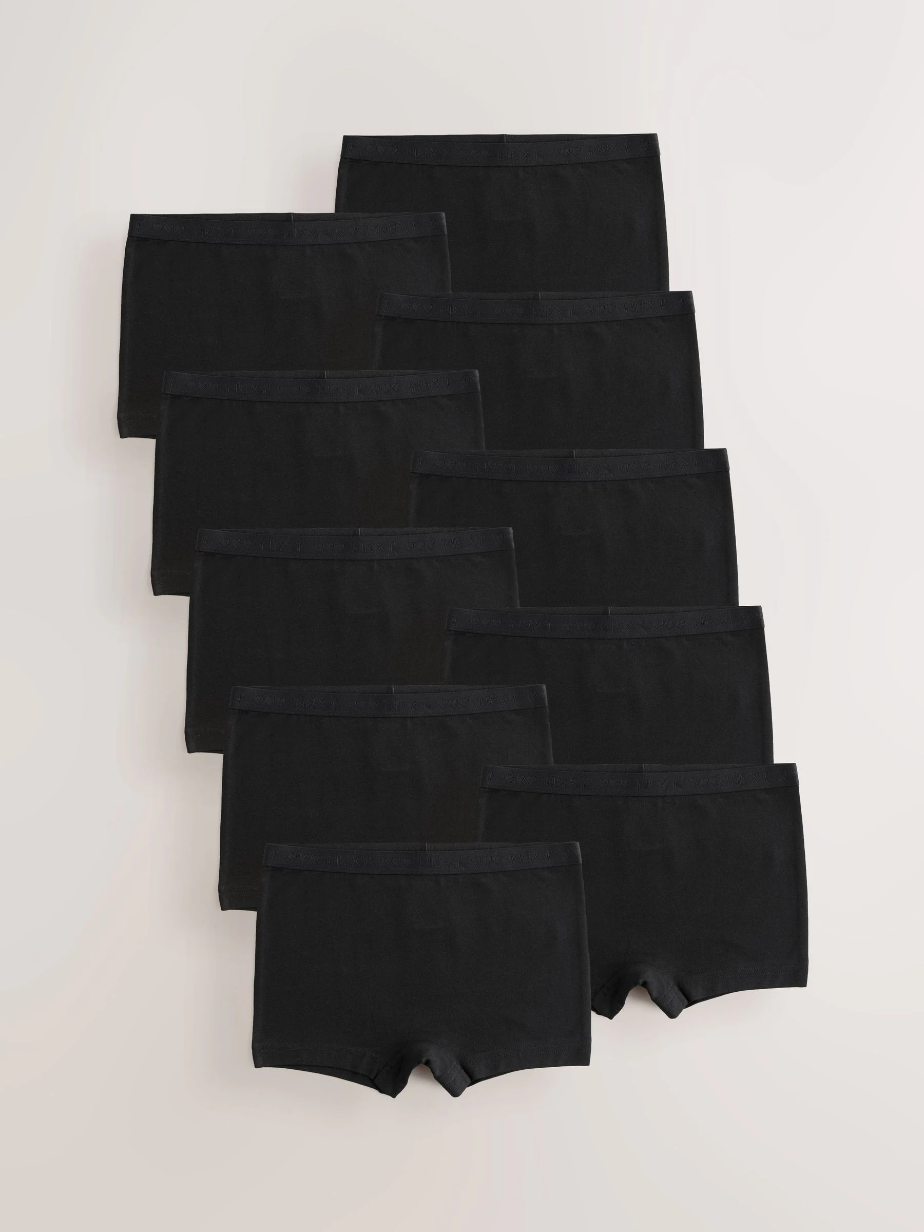 Zwart - Short Briefs 10 Pack (2-16yrs)