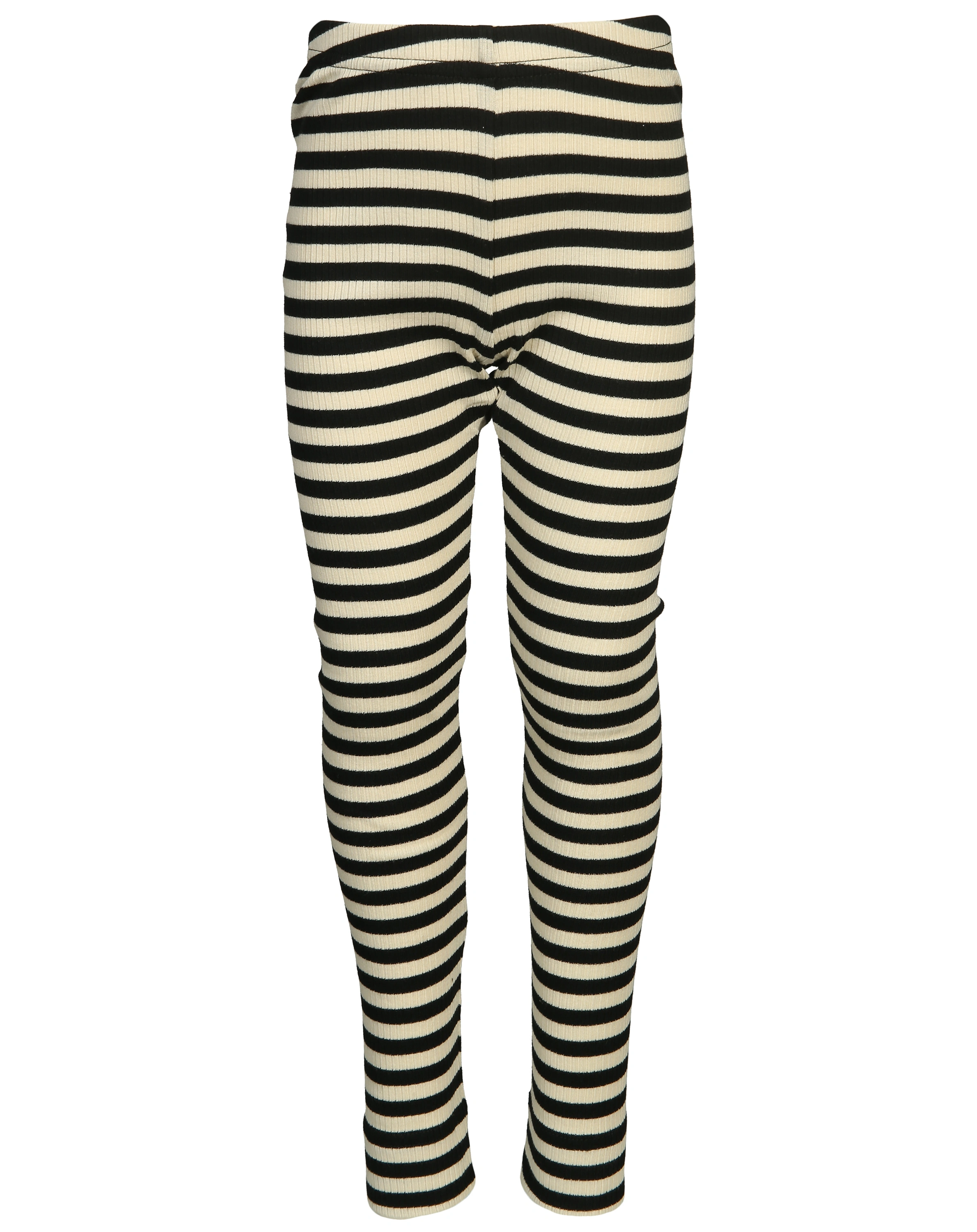 Leggings RIB STRIPE in black/offwhite