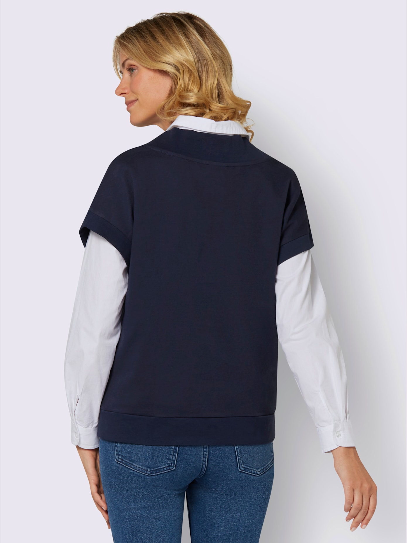 Débardeur en tricot molletonné pur coton