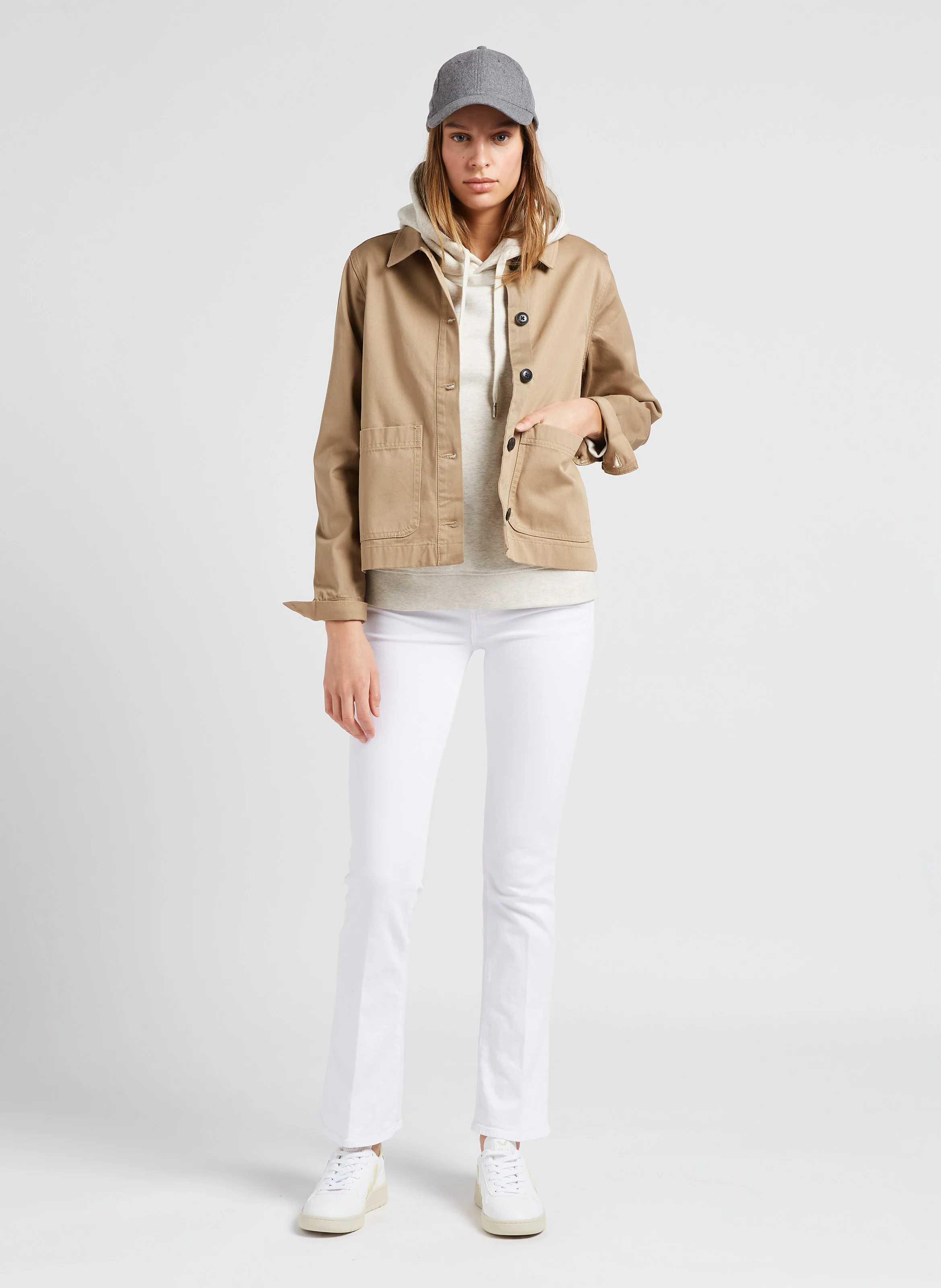 Jean bootcut stretch | Blanc