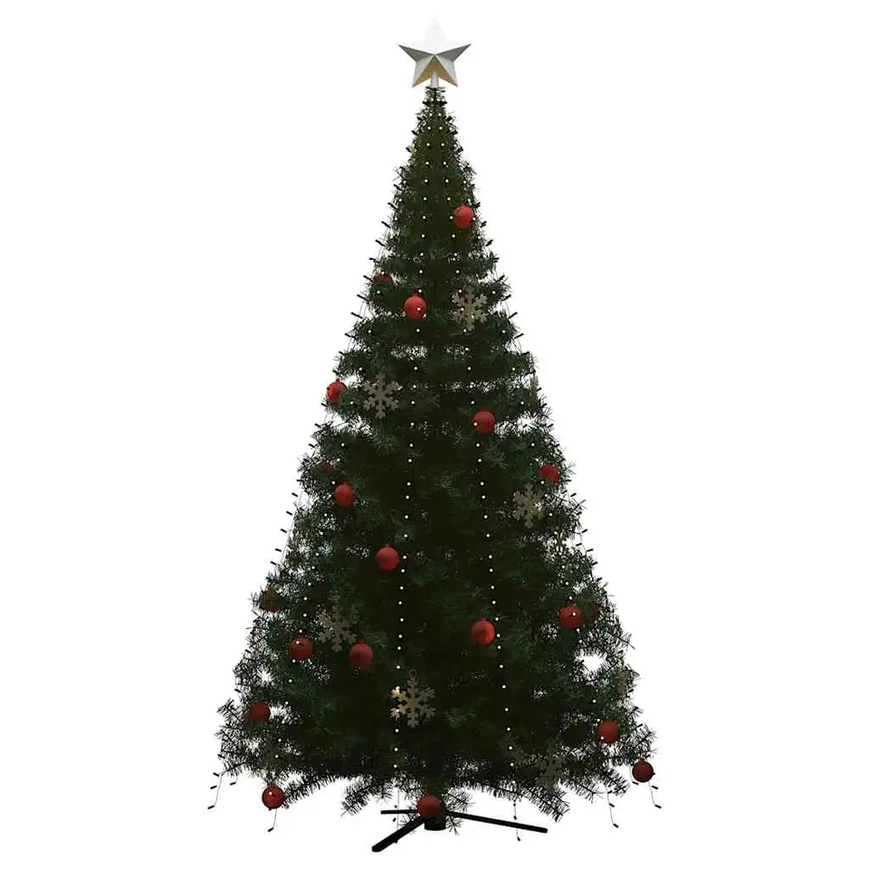 vidaXL - Boomverlichting - Wit - PVC - 500 cm