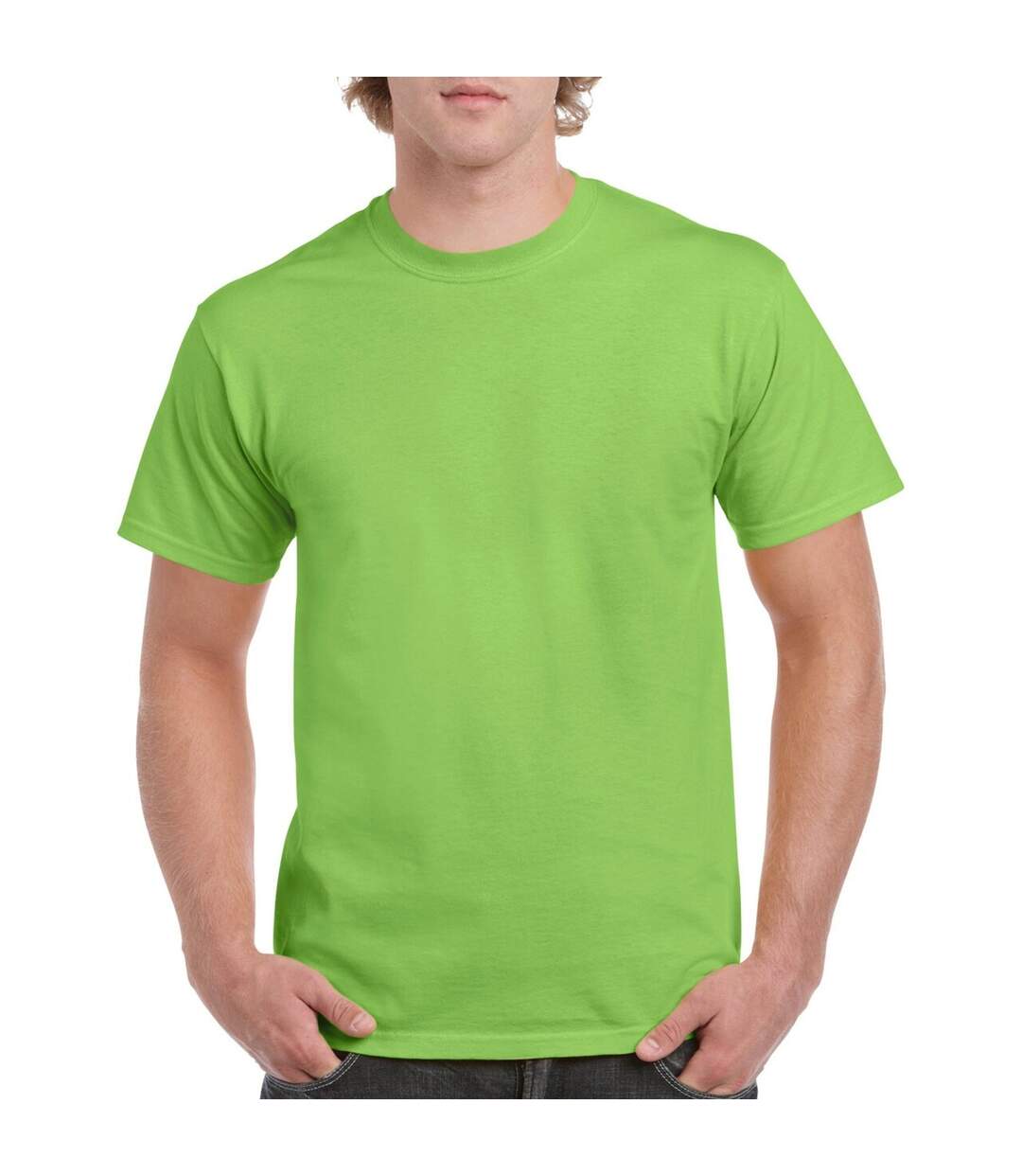 Gildan – Lot de 5 T-shirts manches courtes - Hommes (Vert clair) - UTBC4807