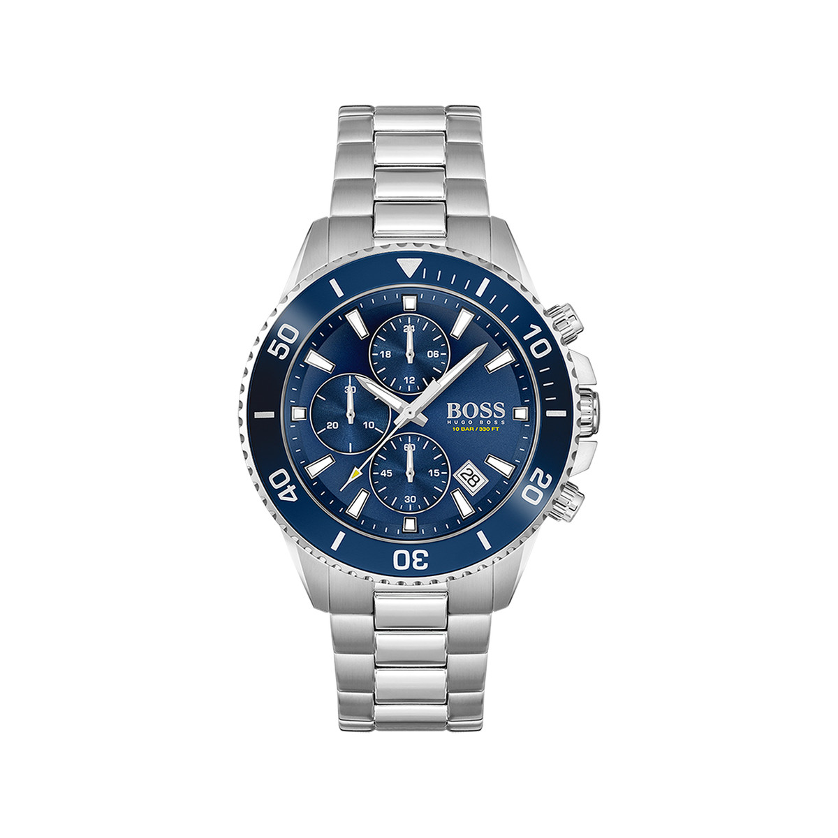 Montre Boss homme chronographe acier