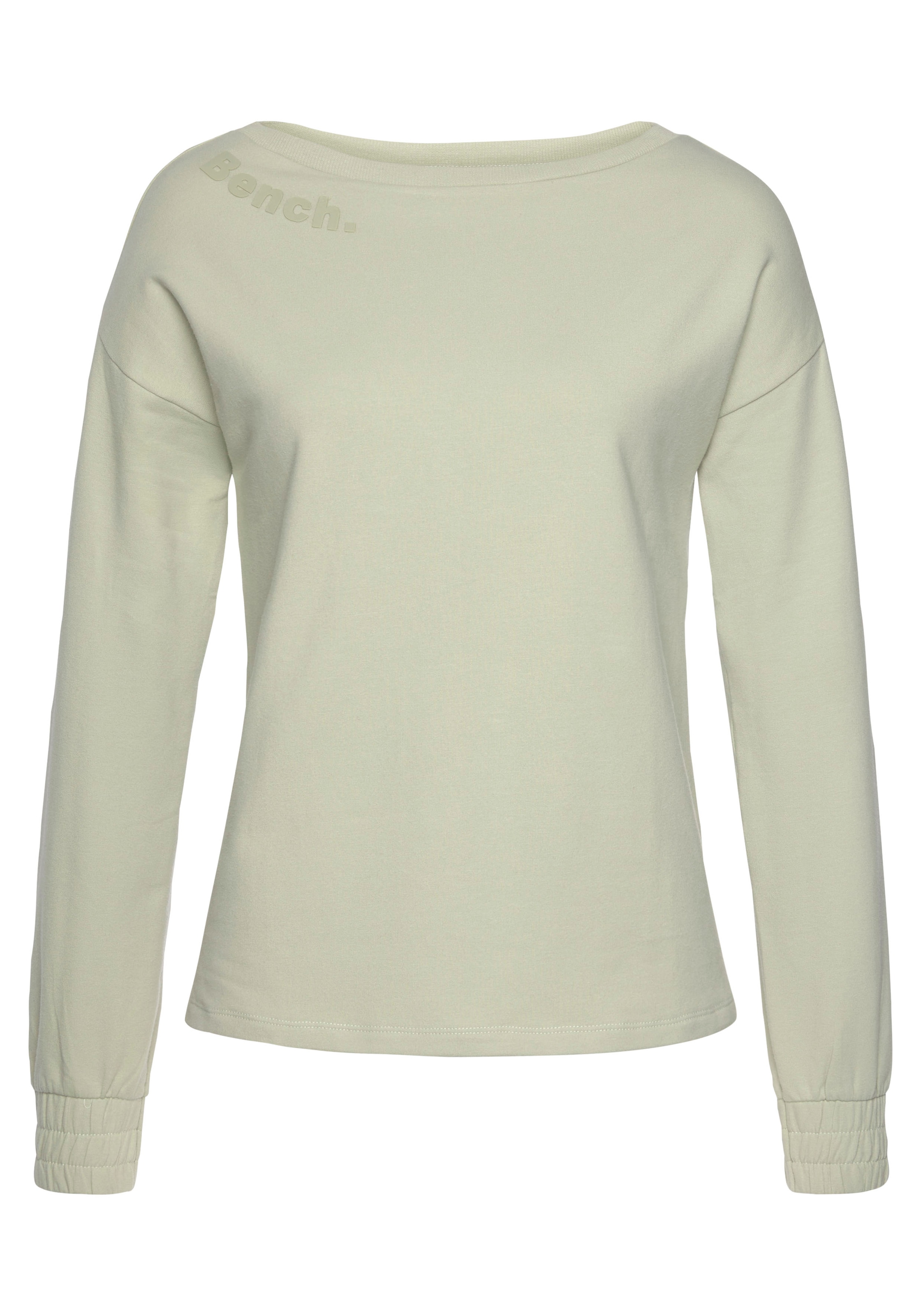 Bench. Loungewear Sweatshirt , mit gerafften Ärmelbündchen, Loungeanzug