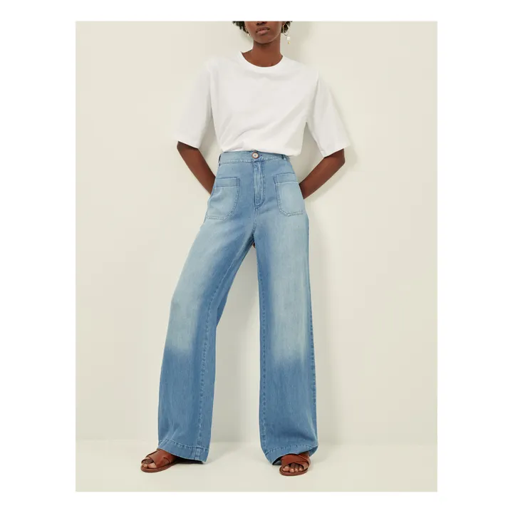 Sessùn Jean Johnny Spring | Denim stonewashed
