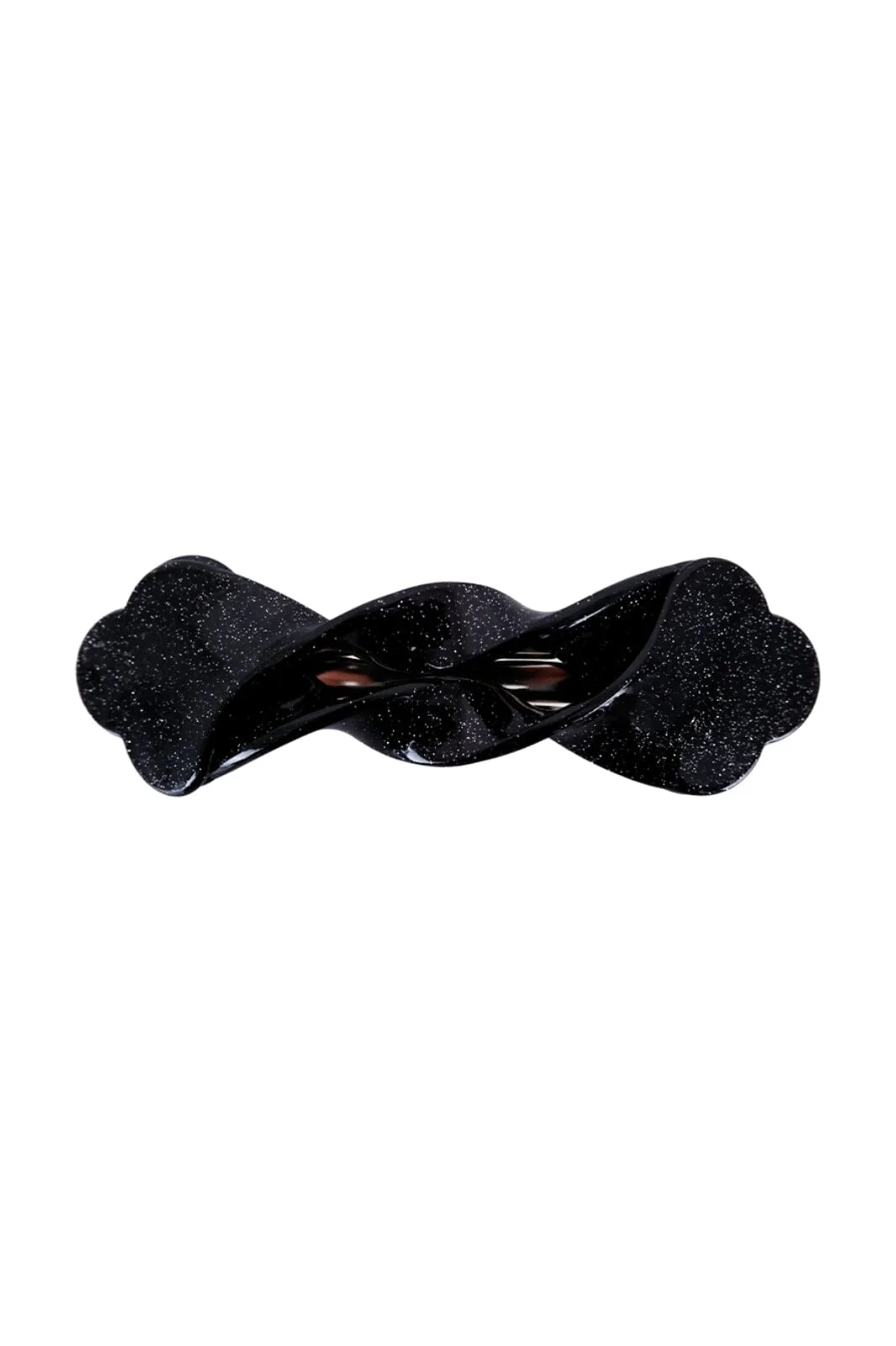 Black Colour Bcstacy Twisted Barette Hair Clip