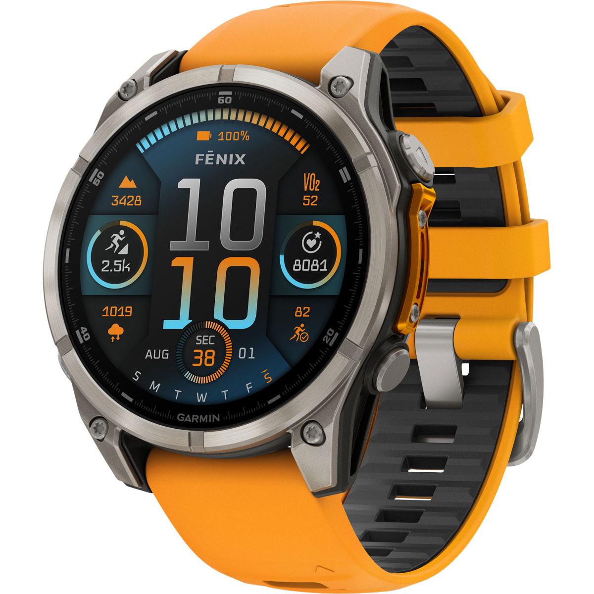 Garmin Fenix 8 - 47 mm Amoled Sapphire GPS Pulsur