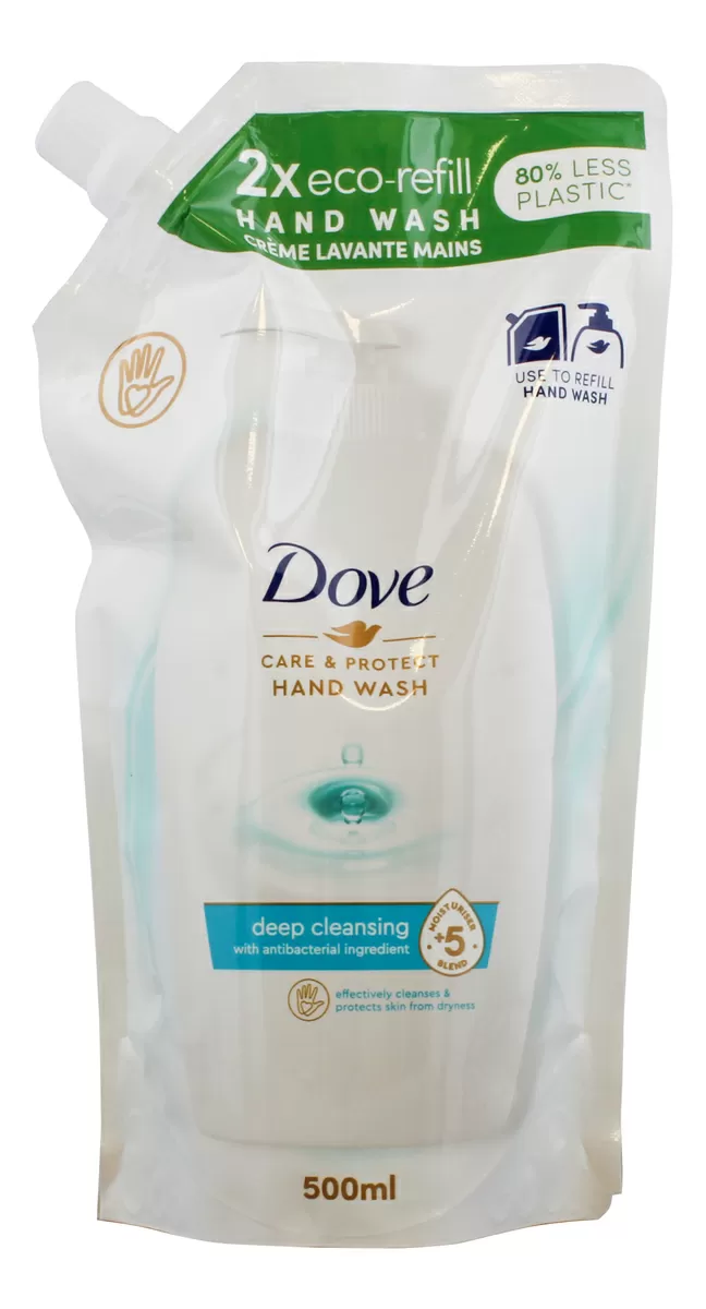 Dove Caring Hand Wash Deep Cleansing Refill - 500 ml.