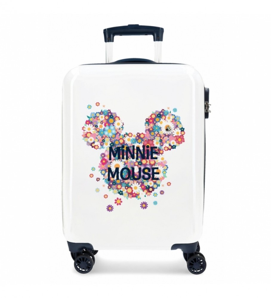 Joumma Bags Maleta de cabina Minnie rgida 55cm Sunny Day Flores Azul -38x55x20cm-