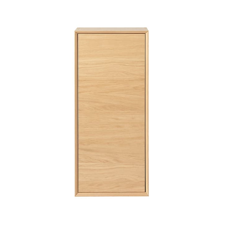 Demi colonne de salle de bains faible profondeur GoodHome Avela placage chêne L.40 x H.90 cm x P.15