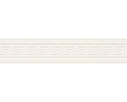 Rand 6401-16 Alleen Randen 9 Meander wit 5 m x 10 cm