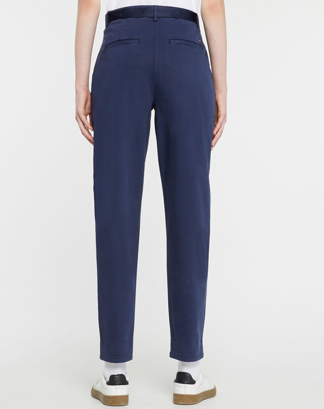 Tommy Hilfiger Pantalon Chino Tapered Blend bleu marine