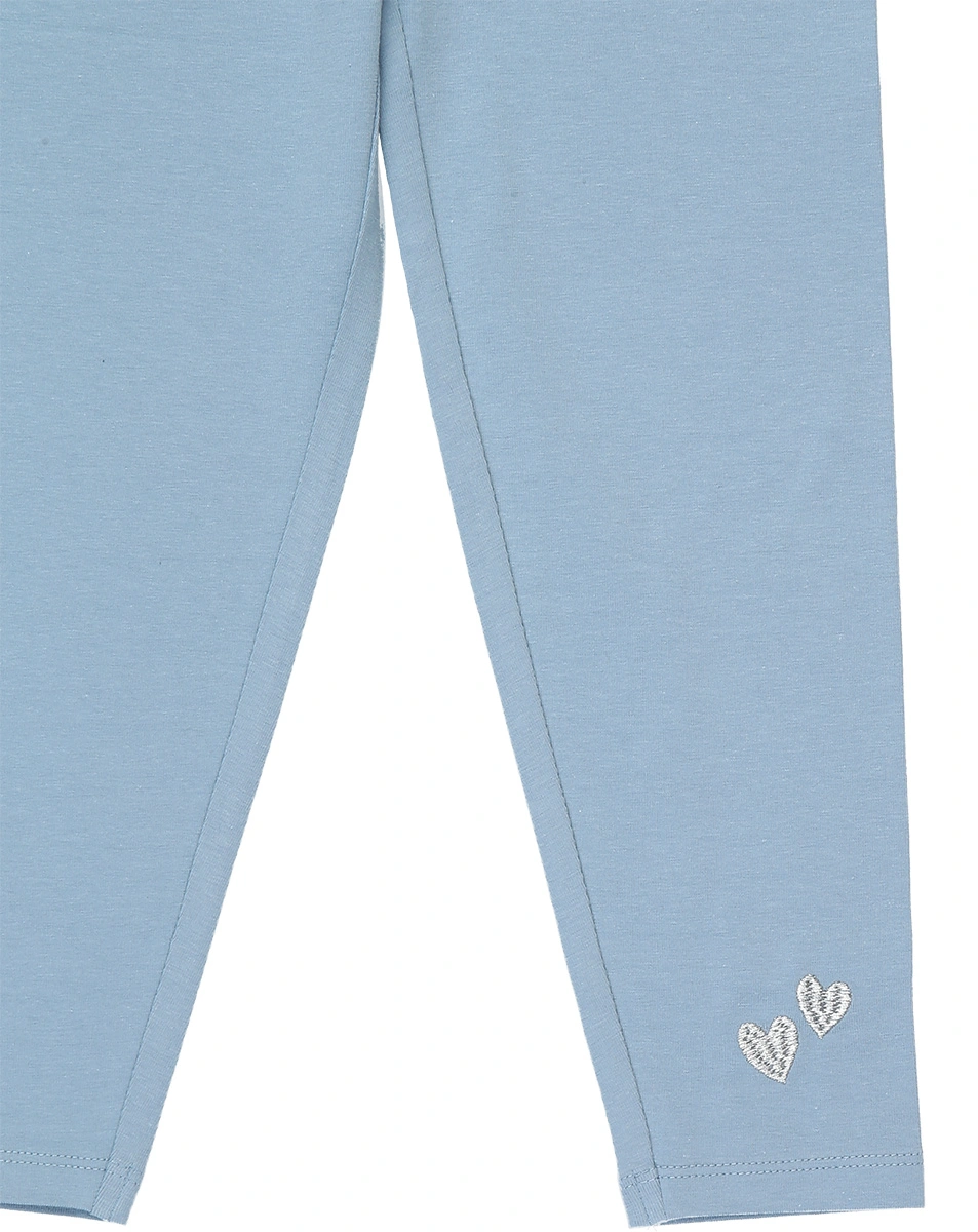 Leggings GLITZERBUND 2er Pack in pink/mittelblau