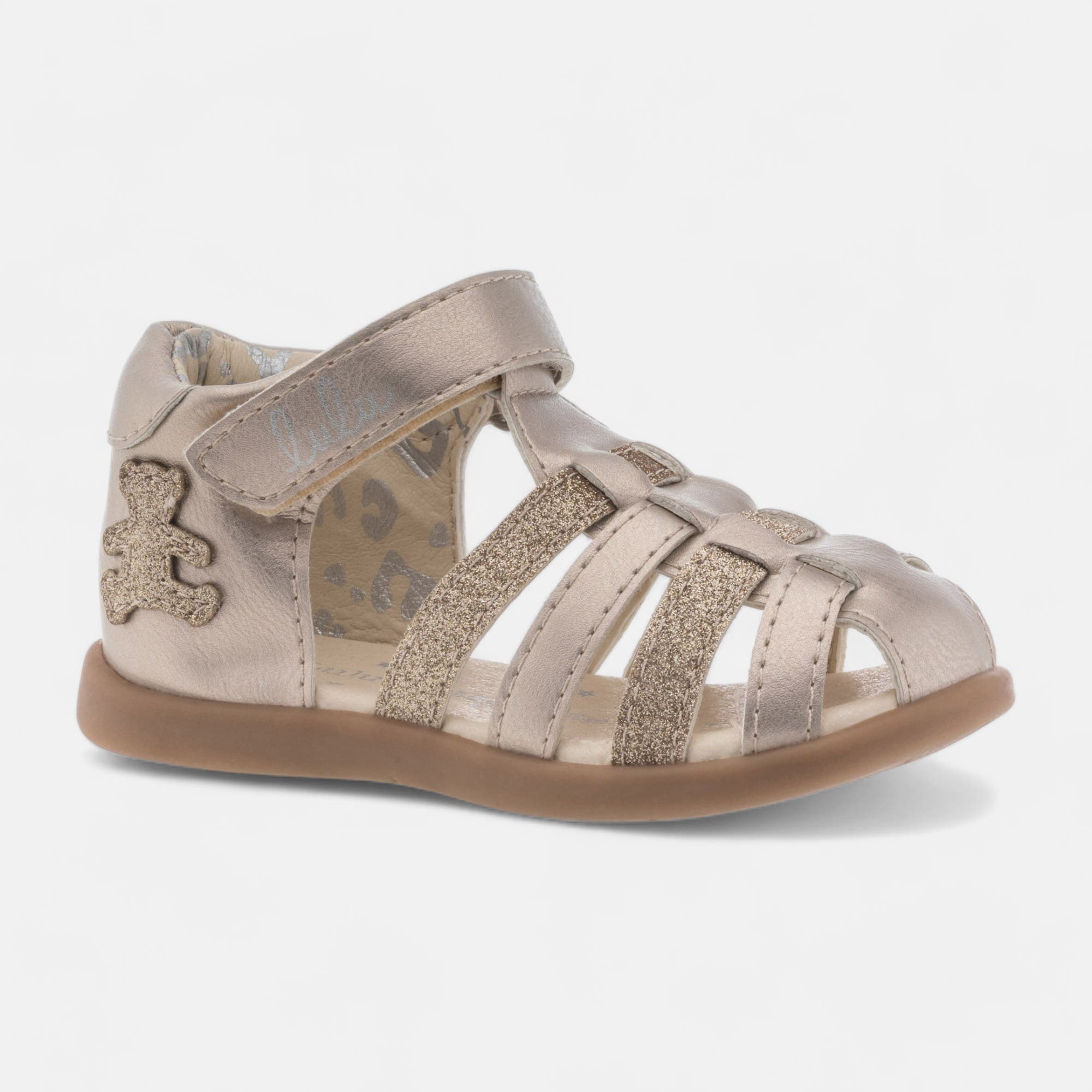 Nu-pieds Bébé fille or