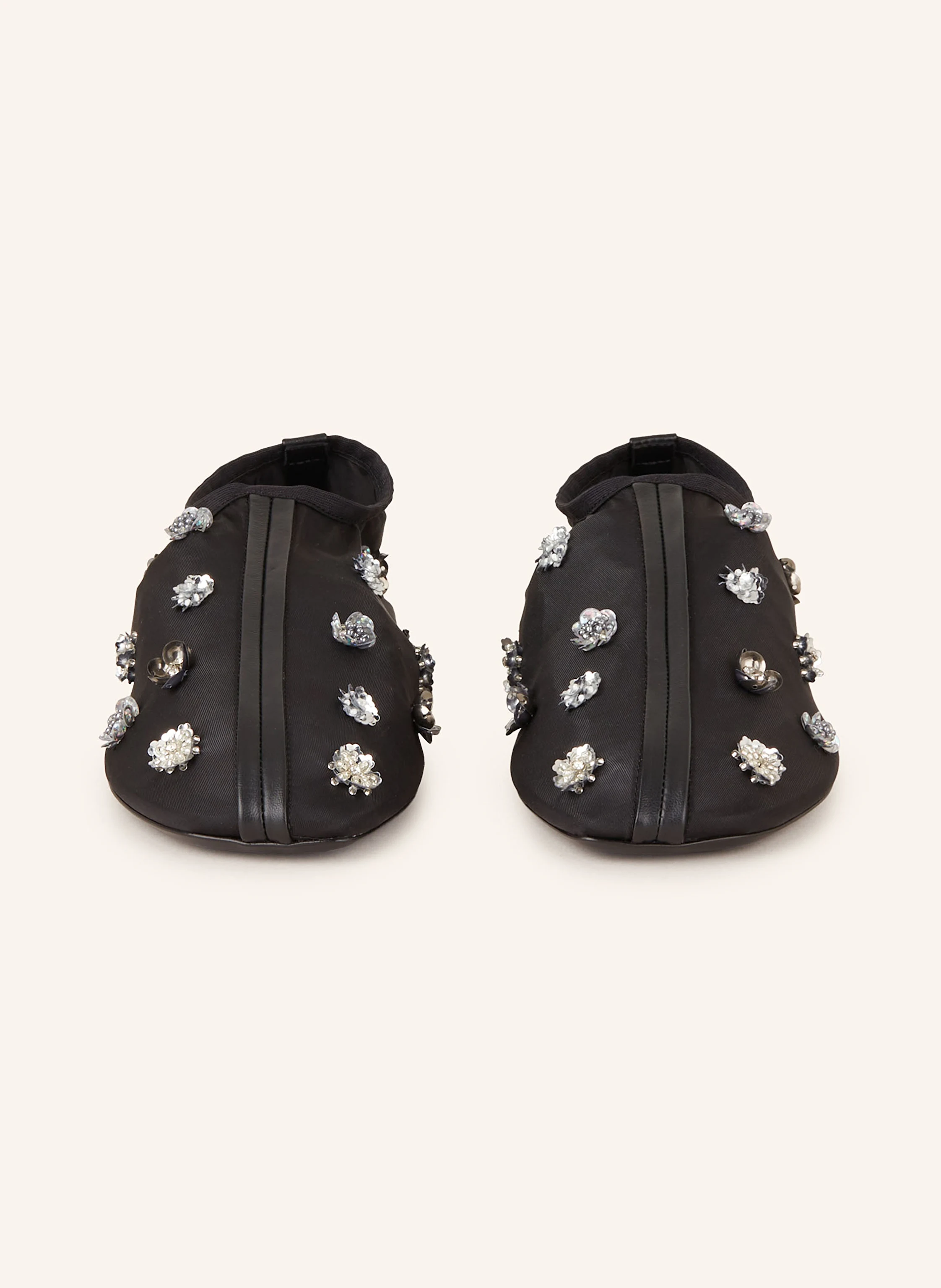 CHRISTOPHER ESBER Ballerinas EMBLA mit Pailletten und Schmucksteinen