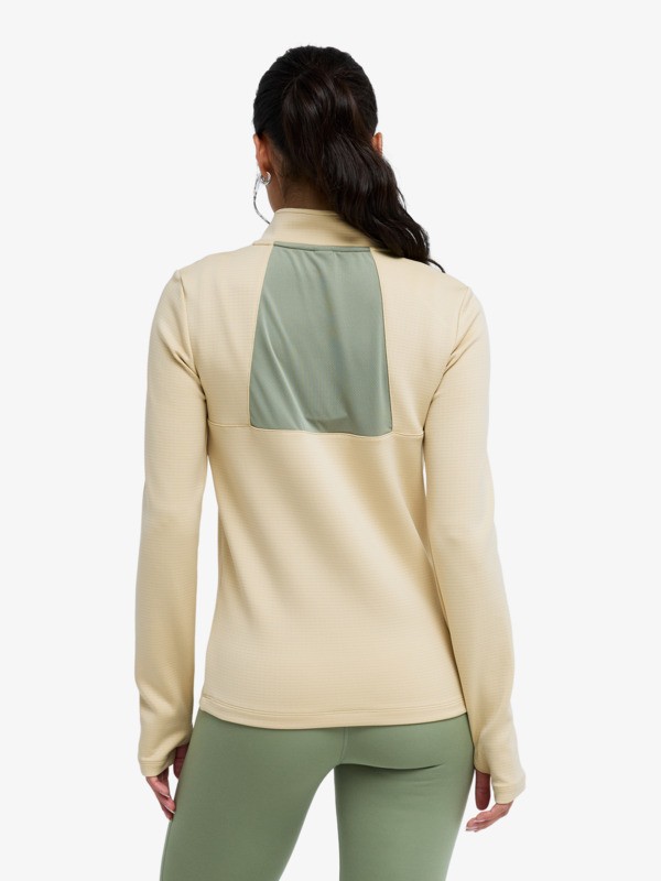 Boundless Spirit Tech Haut à manches longues respirant Beige Femme