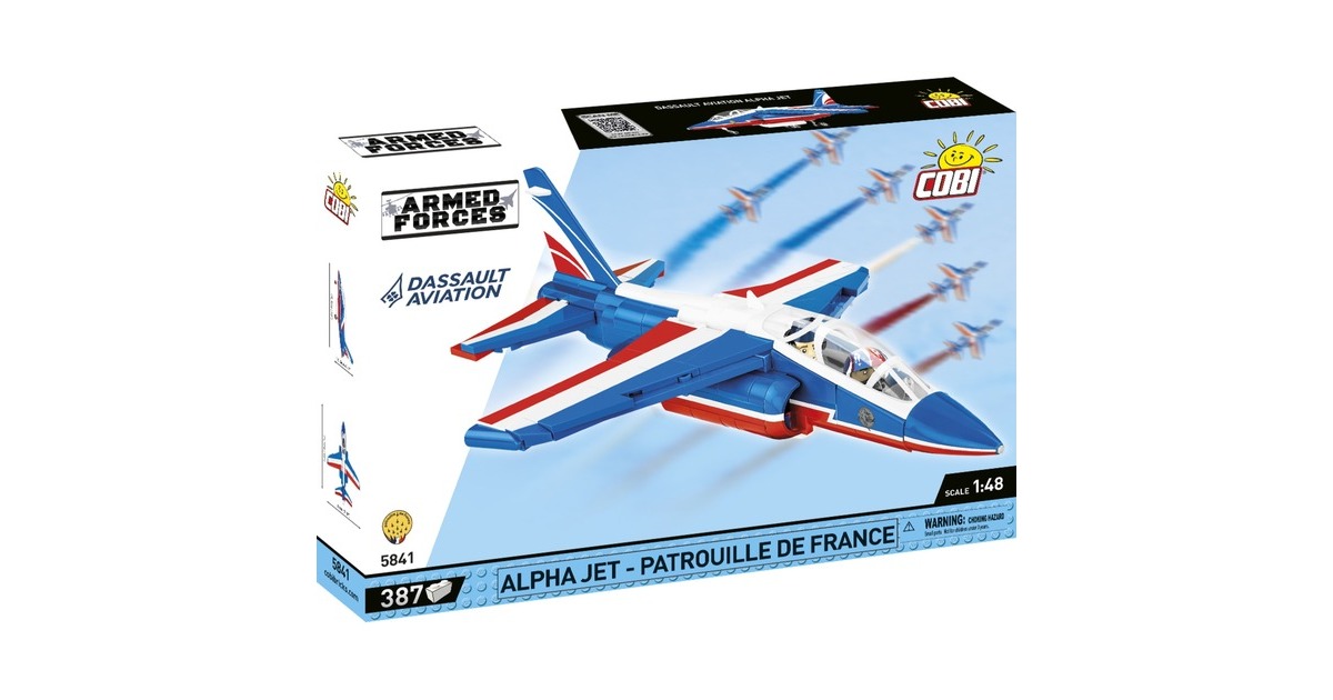 COBIArmed Forces - Alpha Jet Patrouille de France Constructiespeelgoed  (Schaal 1:48)