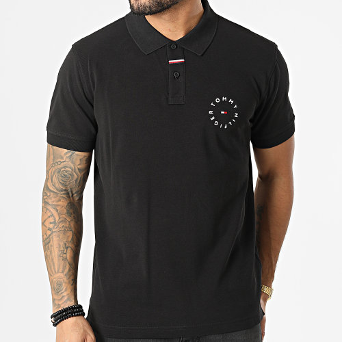 Polo Manches Courtes Roundall Corp Logo Regular 1375 Noir