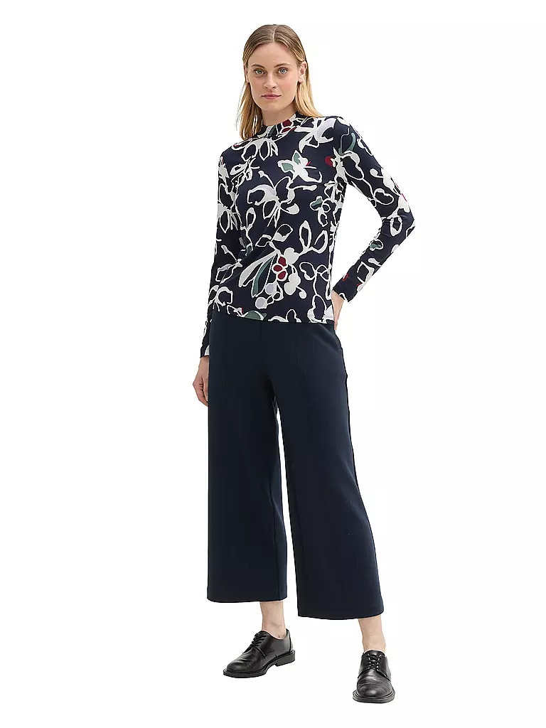 TOM TAILOR Langarmshirt dunkelblau