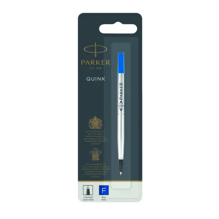 Parker Rollerballmine F, blau, 1er Blister