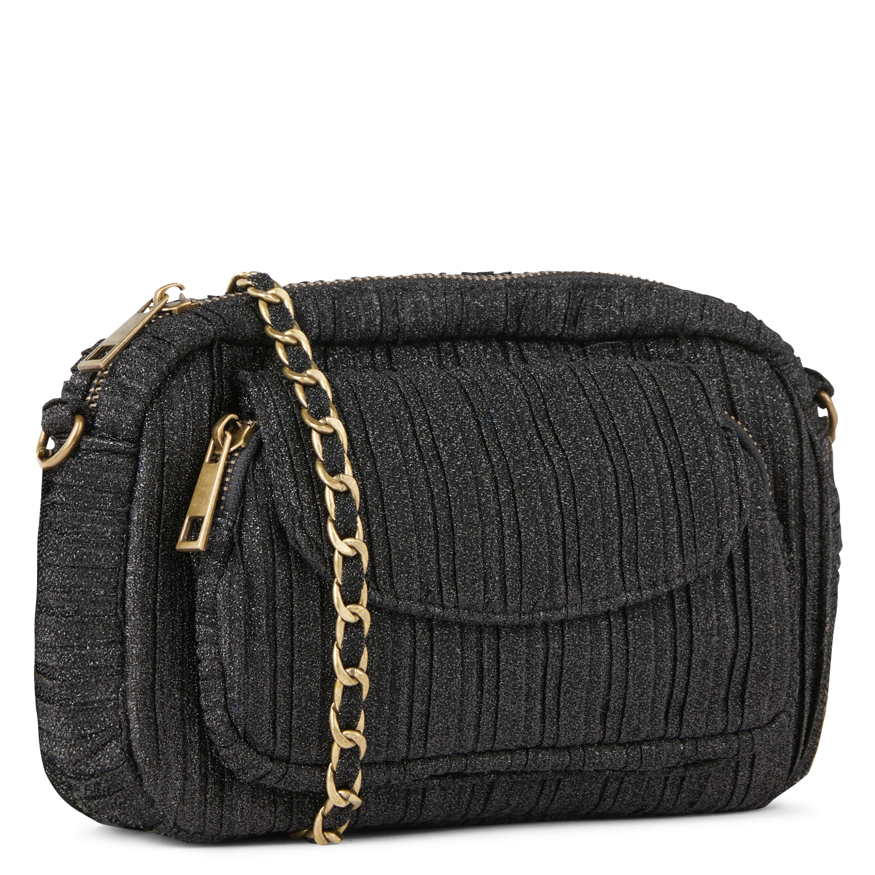 RONJA NAINA - Sac bandoulière pailleté | Noir
