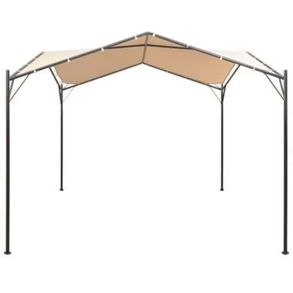 vidaXL - Luifel - Beige - Stof - 4 x 4 m