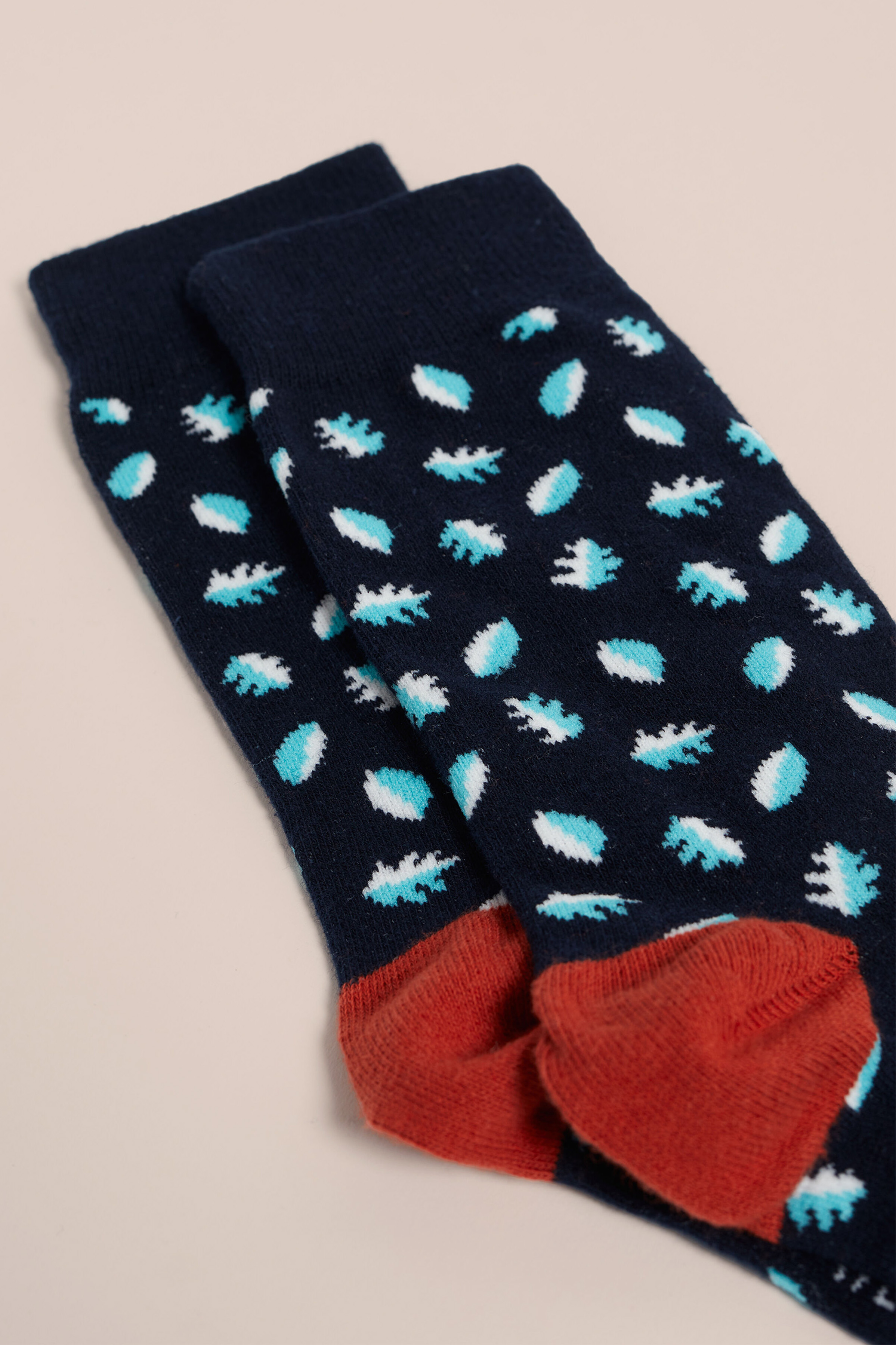 sokken met dessin WE Fashion Donkerblauw
