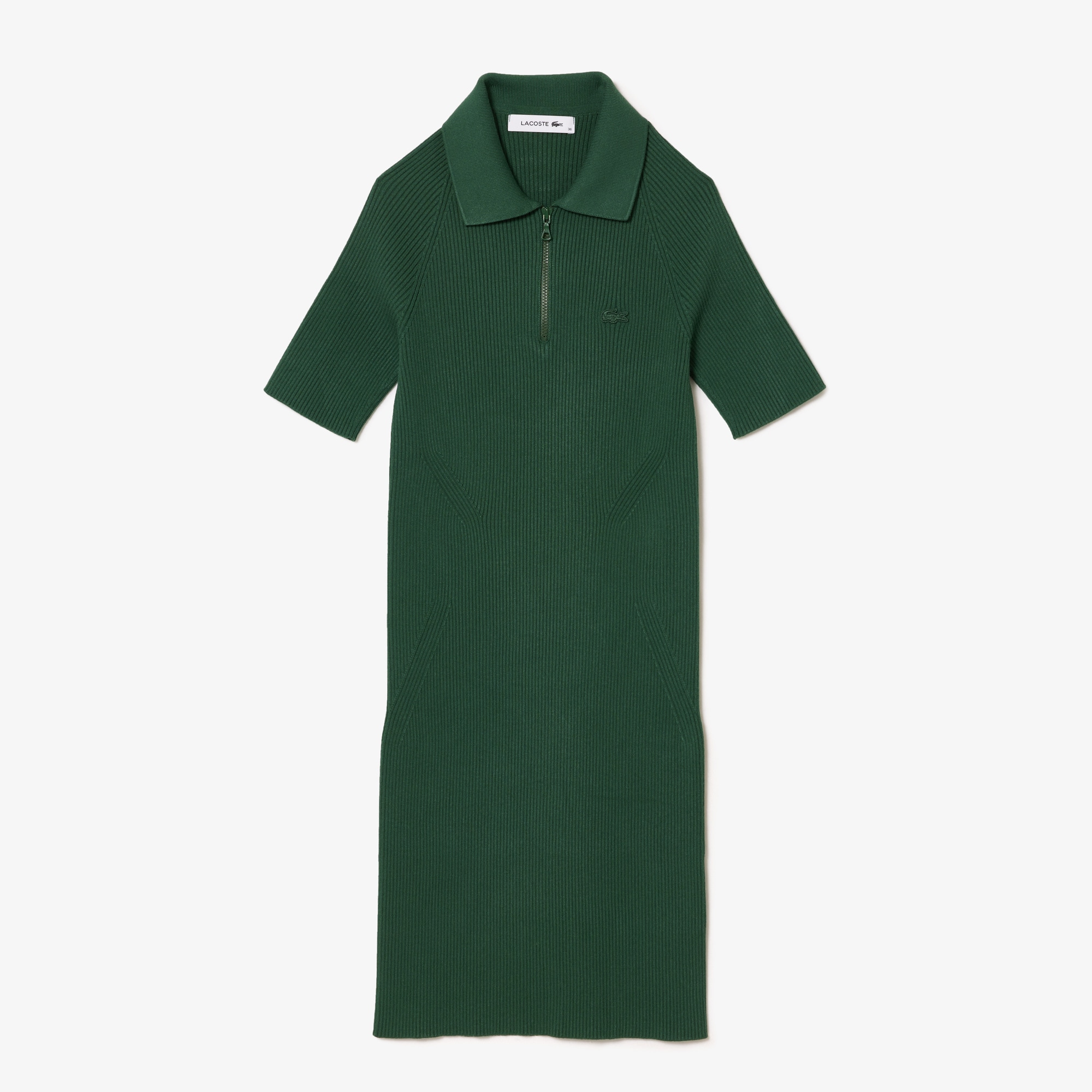 Robe polo femme Lacoste en maille Robes & Jupes - Vert - Lacoste - Femme