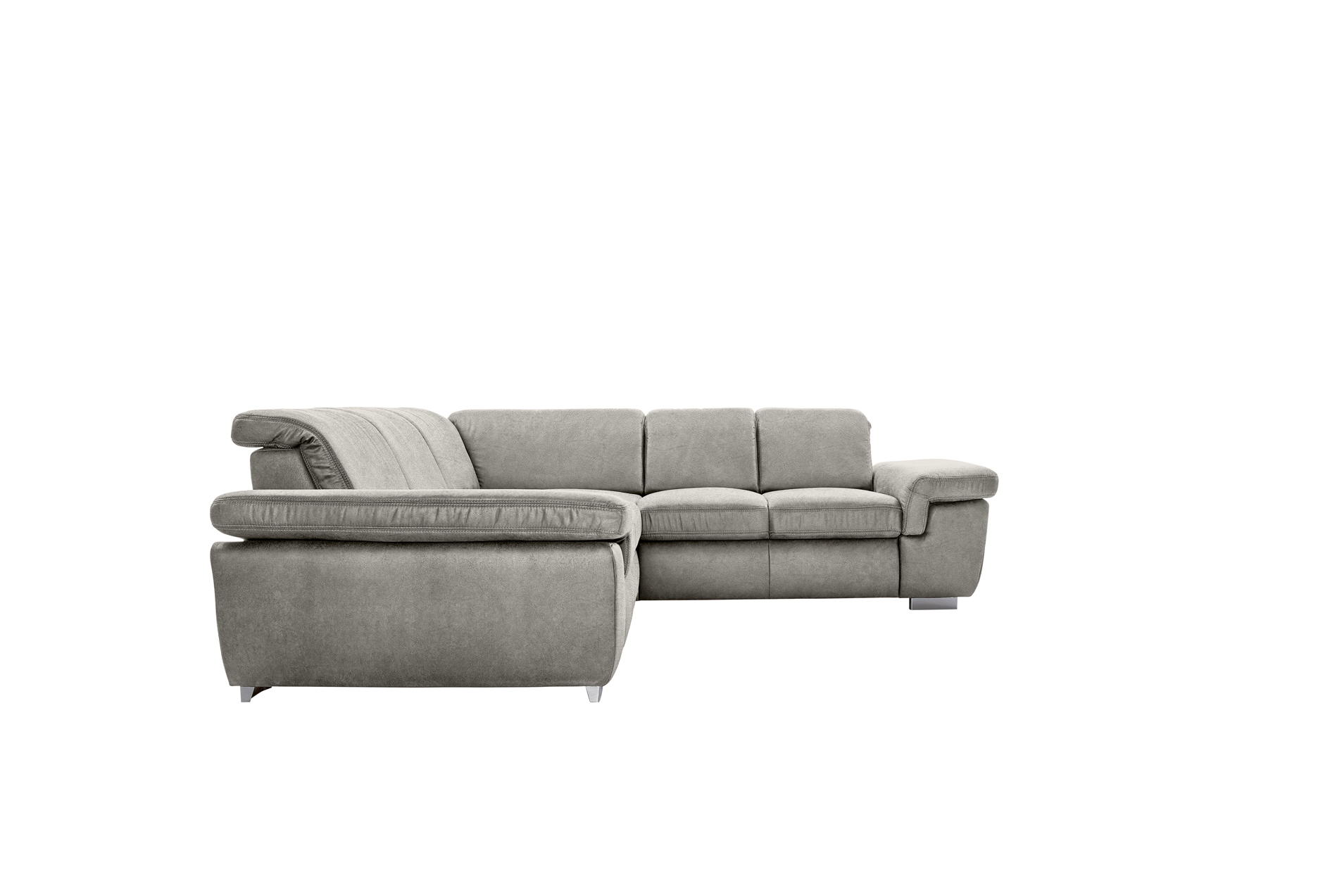 polsterpower Boxspringsofa - Saddle alu - Basismodell - rechts
