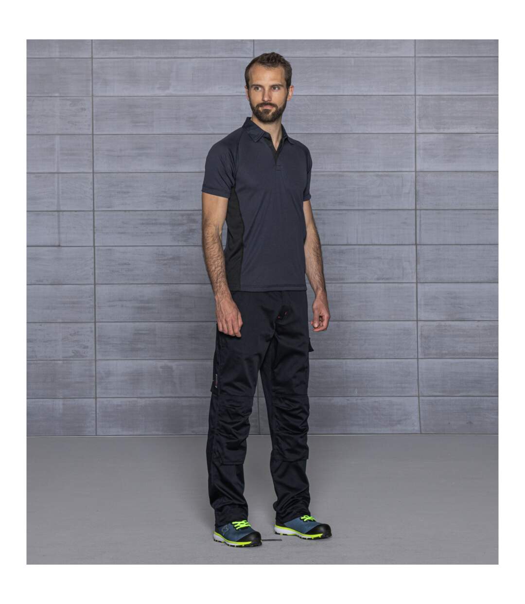 Tee-shirt Dry Tech Würth MODYF Marine/Noir