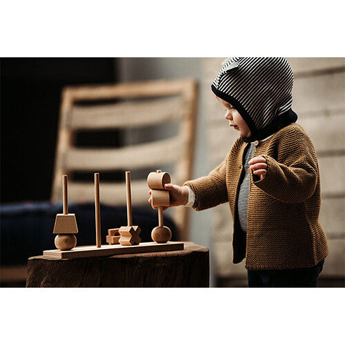 Wooden story stapeltorens XL - naturel