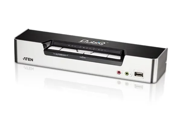 ATEN CubiQ CS1794 USB 2.0 HDMI KVMP Switch - KVM / audio-switch - 4 x KVM / audio - 1 lokalbruger - desktop