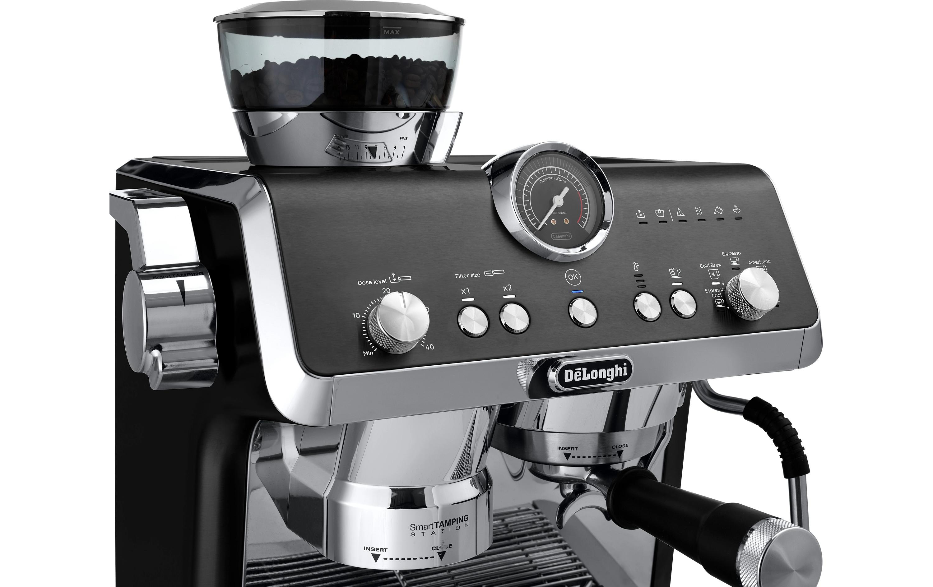 Siebträgermaschine La Specialista Opera Schwarz<br>Elegante Kaffeemaschine mit Siebträger