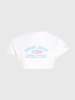 Camiseta cropped ultra com logo de Nova York