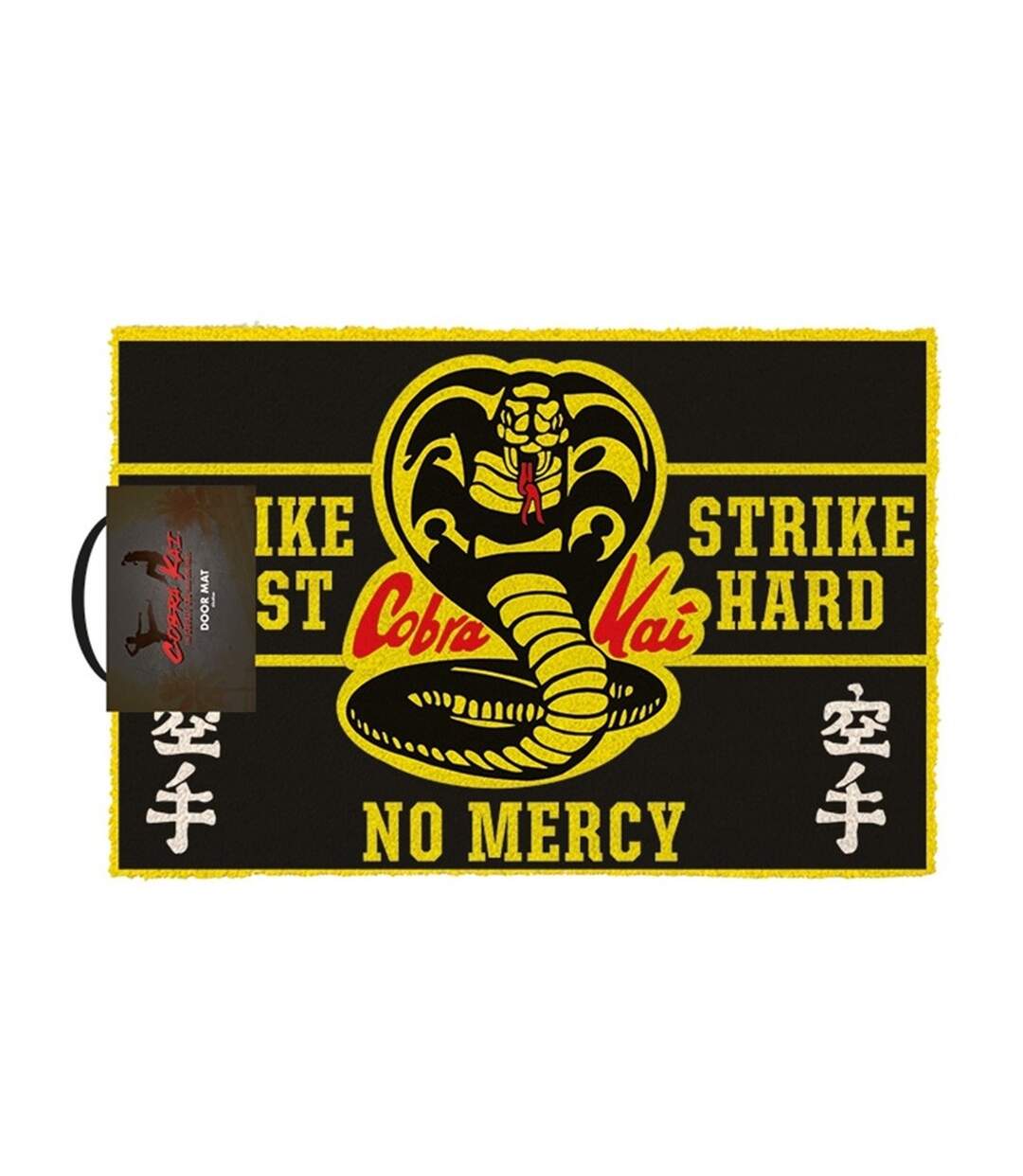 Cobra Kai - Paillasson NO MERCY (Noir / jaune) (Taille unique) - UTPM964