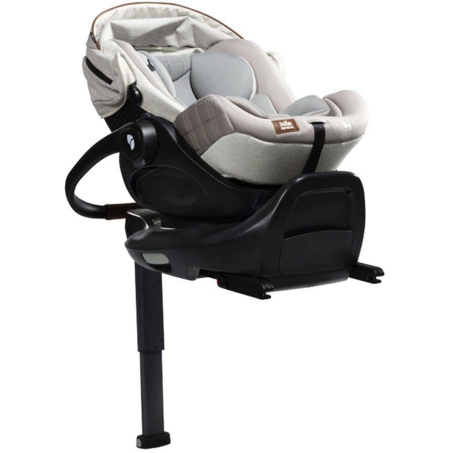 Joie Signature Kombikinderwagen Vinca 4in1 bestehend aus Babywanne, Sportsitz, Babyschale i-Level und Base LX Oyster