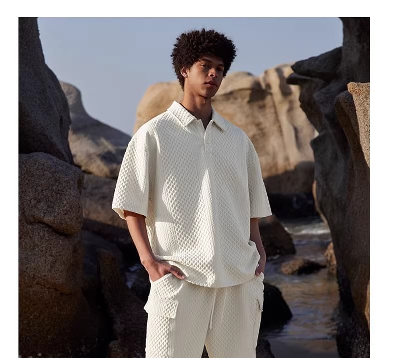Capbrew - Poloshirt met korte mouwen en effen patroon