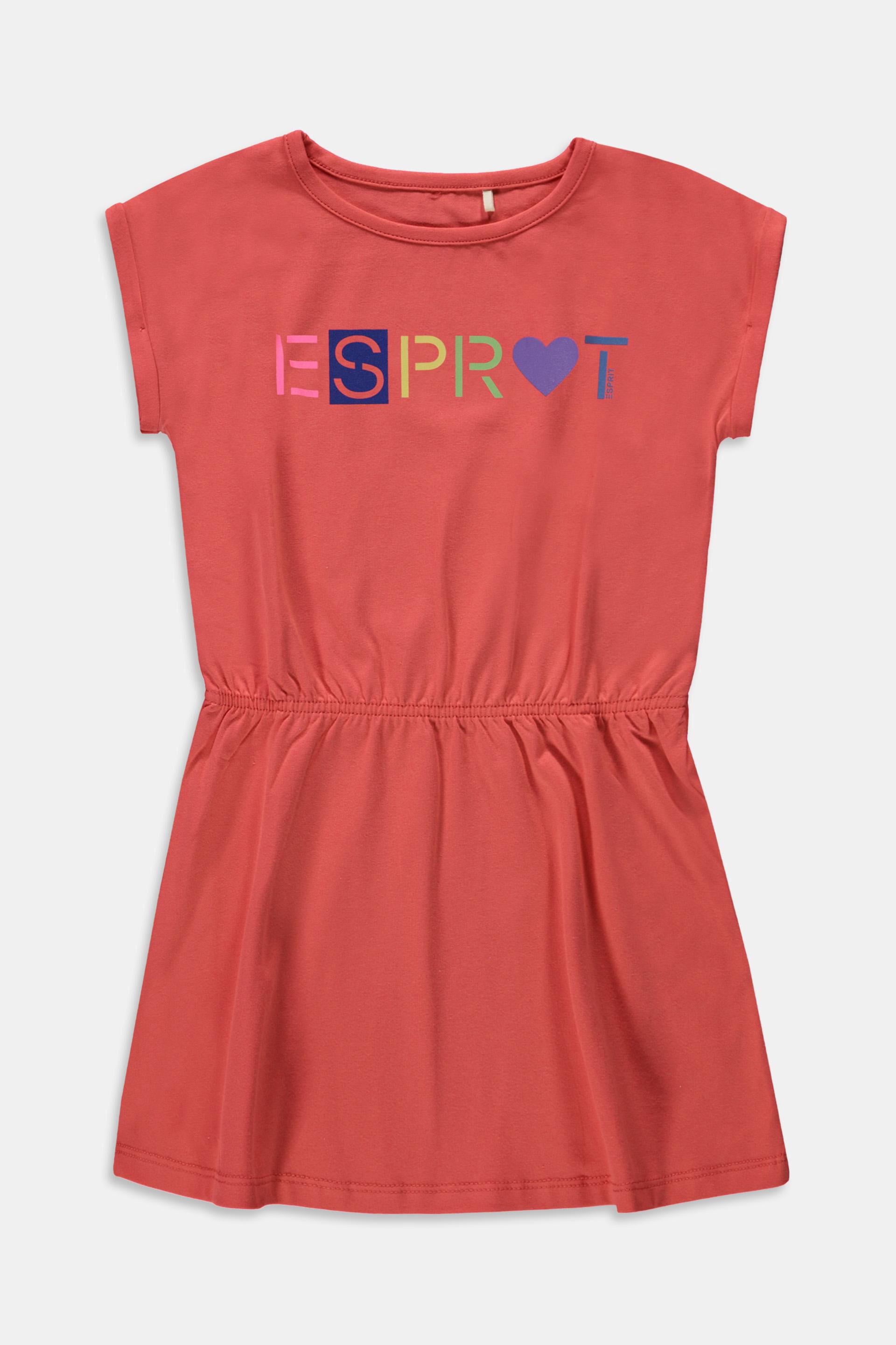 Mini-robe en jersey à logo imprimé