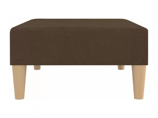 Repose-pied Marron 78x56x32 cm Tissu