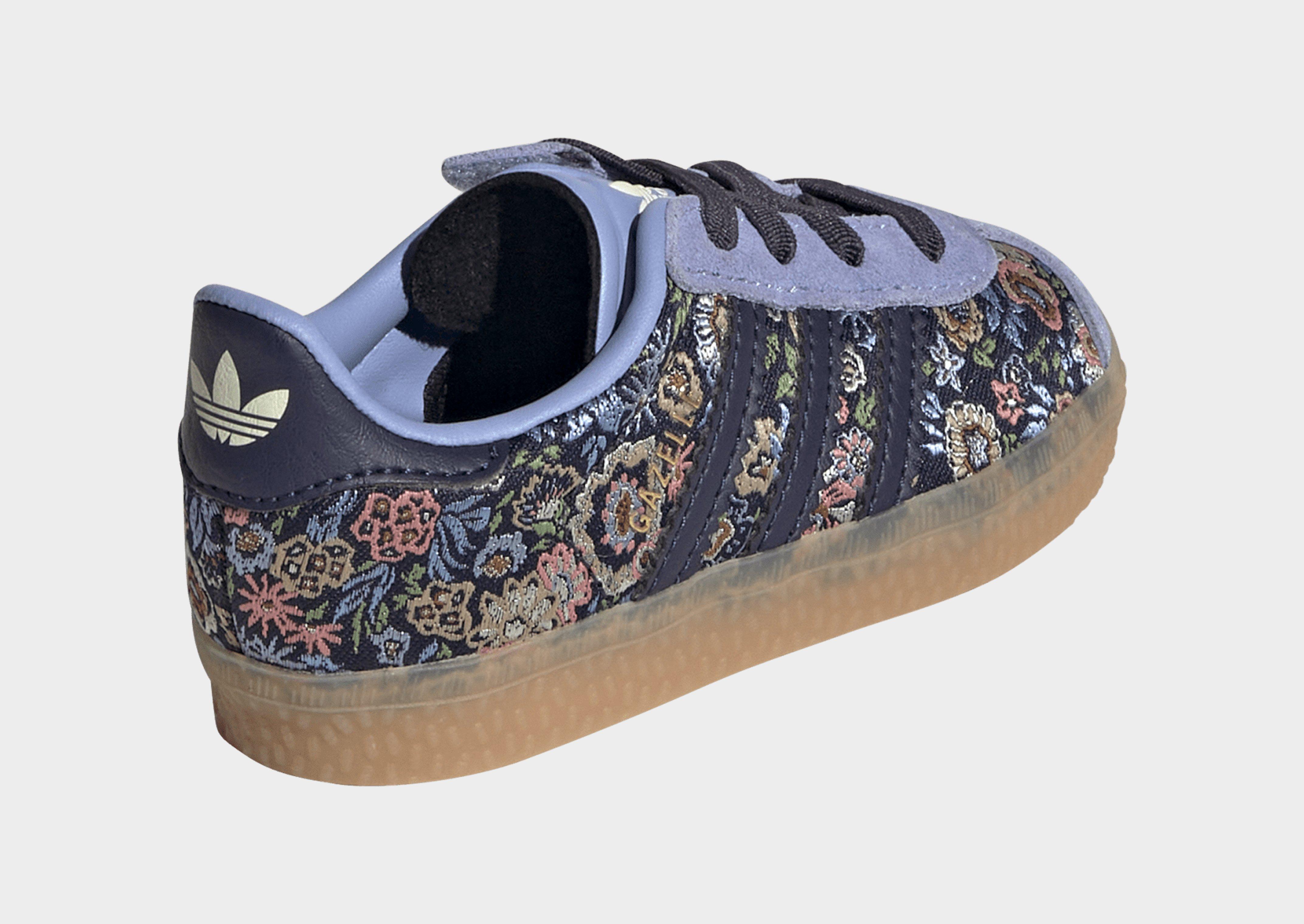 adidas Chaussure à lacets élastiques Gazelle x Liberty London Comfort Closure Enfants