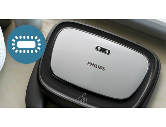 PHILIPS - Appareil à croque monsieur HD2350